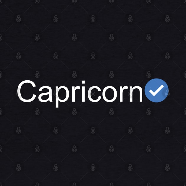 Verified Capricorn (White Text) by inotyler